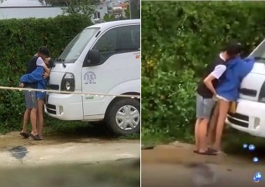 phim sex hentai Cặp đôi làm tình ngoài đường